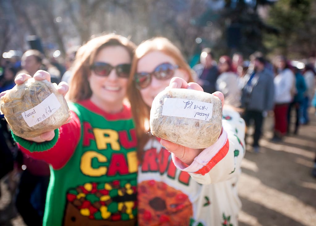 The Great Fruitcake Toss in Manitou Springs, CO
