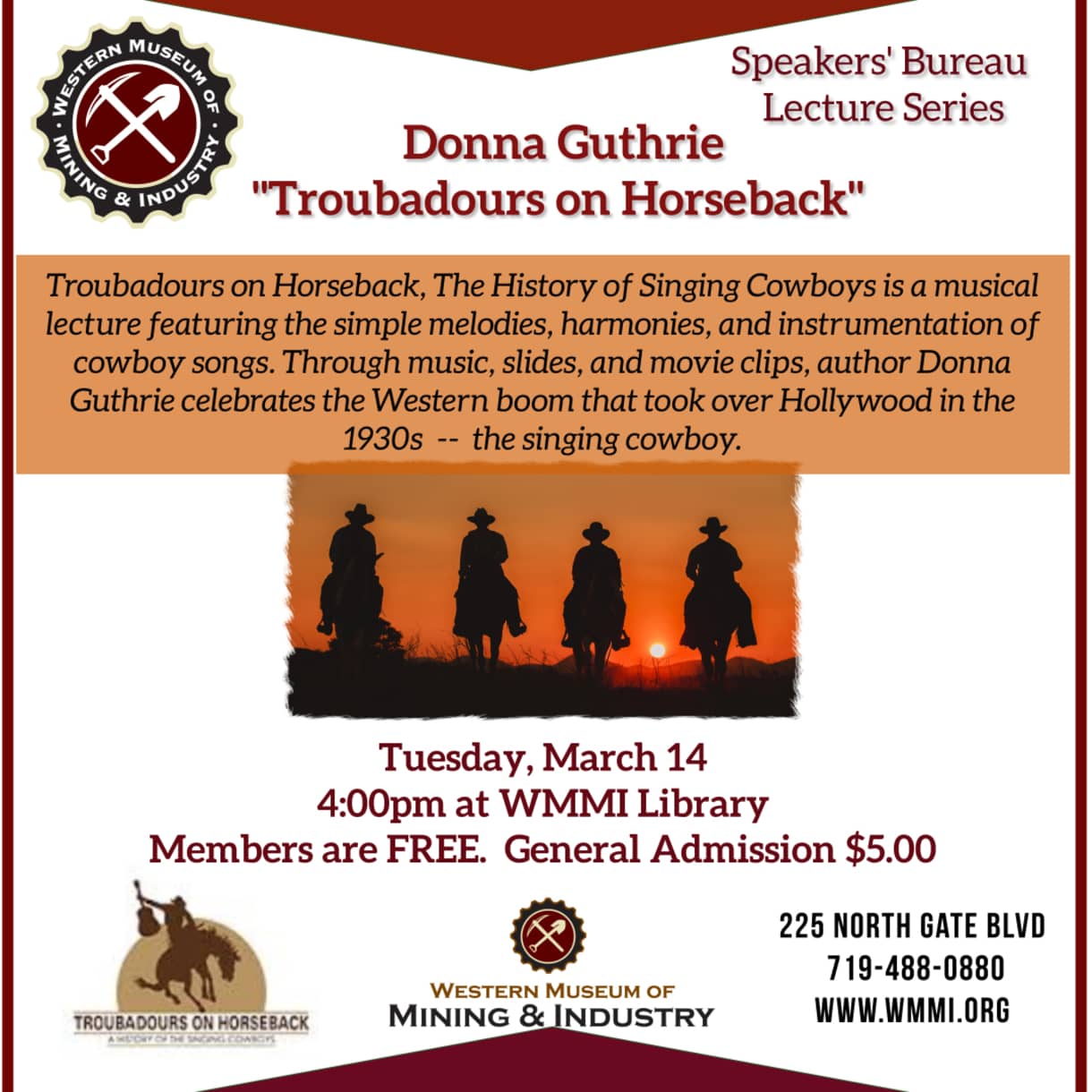 WMMI Donna Guthrie "Troubadors on Horseback"