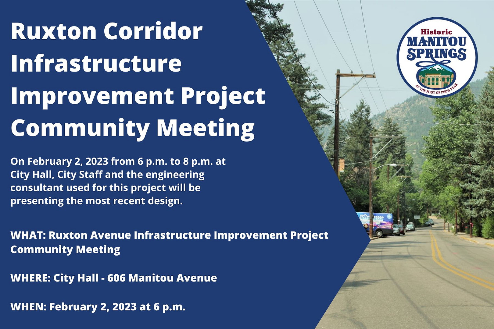 Ruxton Corridor Infrastructure Improvement Project Community Meeting
