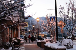 Winter in Manitou Springs