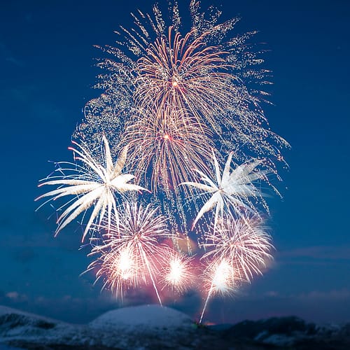 Adaman Fireworks Show at Pikes Peak Summit