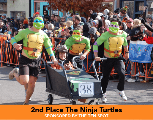 29th Annual Emma Crawford Coffin Race 2nd Place Winners, The Ninja Turtles