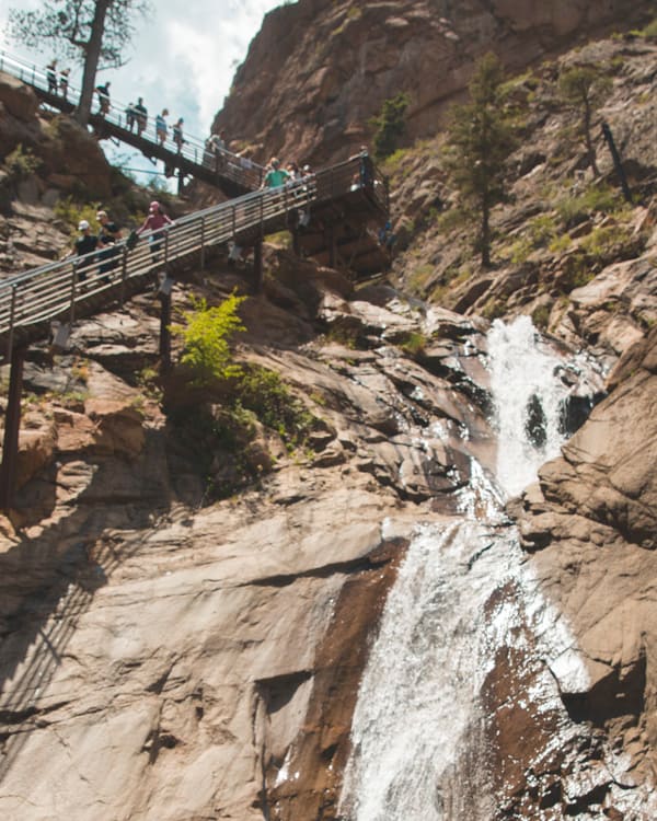 The Broadmoor’s Seven Falls in Colorado Springs, CO
