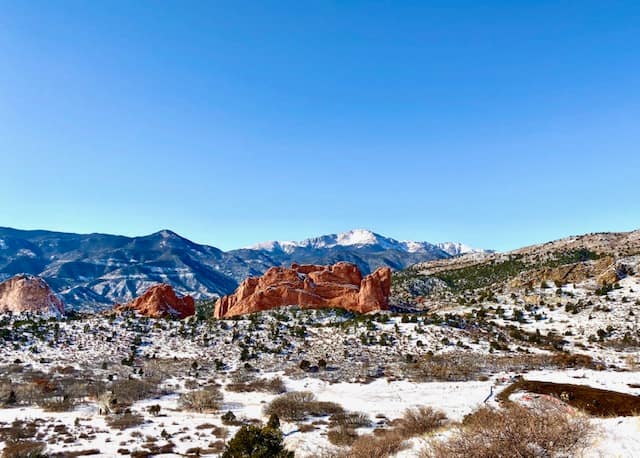 Garden of the Gods in Winter