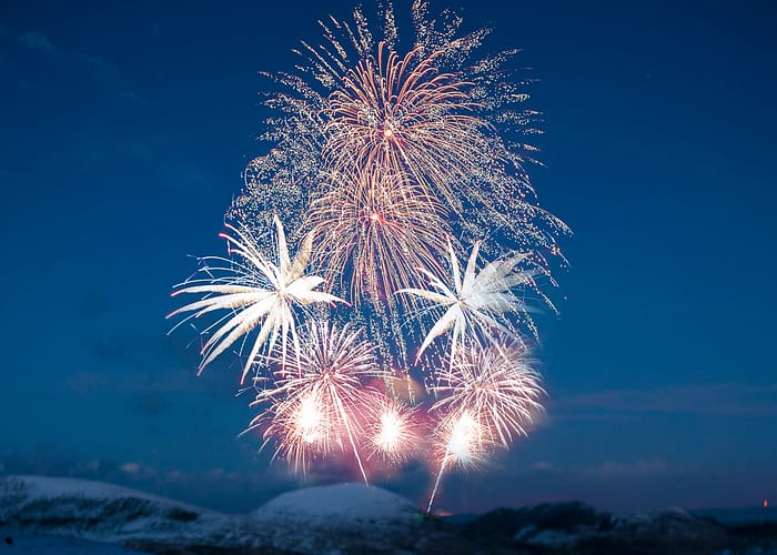 Adaman Fireworks Show at Pikes Peak Summit