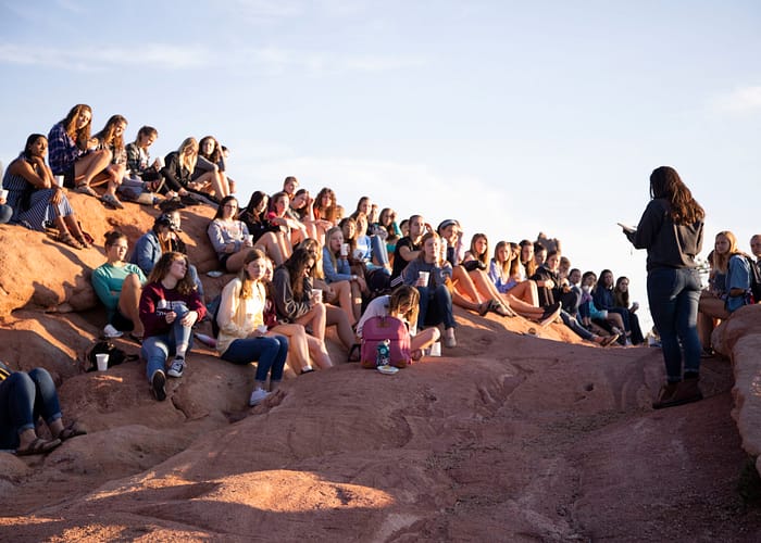 Students at Garden of the Gods